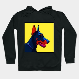 Doberman Illustration Hoodie